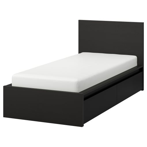MALM, високо легло с 2 контейнера, 105x209 см, 690.115.05 - IKEA България MALM, високо легло с 2 контейнера, 105x209 см, 690.115.05