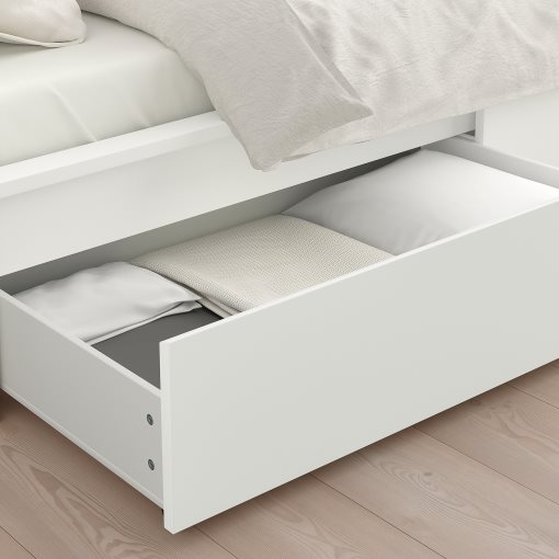 MALM, високо легло+4 кутии за съхранение, 156x209 см, 690.192.24 - IKEA България MALM, високо легло+4 кутии за съхранение, 156x209 см, 690.192.24