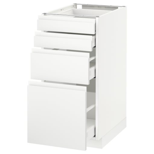 METOD/MAXIMERA, долен шкаф с 4 чела/4 чекм., 691.128.06