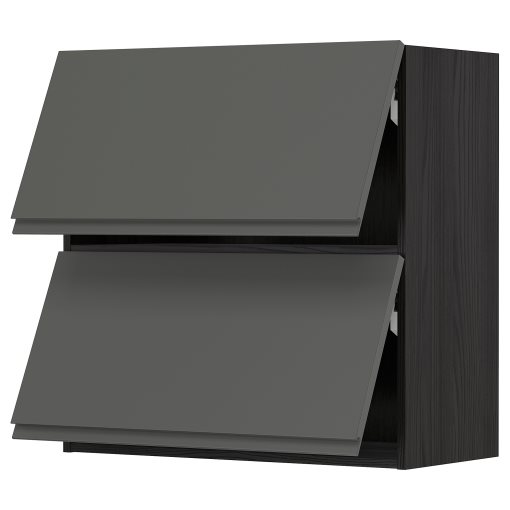 METOD, стенен хоризонтален шкаф с 2 врати, 80x80 см, 693.917.65