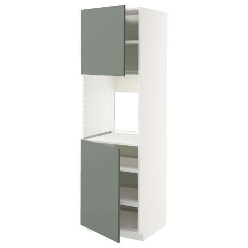 METOD, висок шкаф за фурна с 2 врати/рафт, 695.664.11