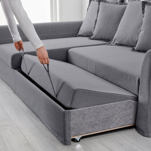 HOLMSUND, ъглов разтегателен диван, 791.507.46 - IKEA България HOLMSUND, ъглов разтегателен диван, 791.507.46