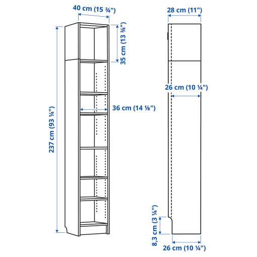 BILLY, библиотека, 792.177.37 - IKEA България BILLY, библиотека, 792.177.37