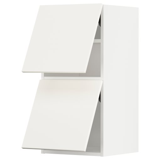 METOD, стенен хоризонтален шкаф с 2 врати, 40x80 см, 793.930.52