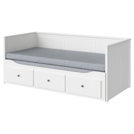 HEMNES, кушетка с 3 чекмеджета/2 матрака, 794.281.17