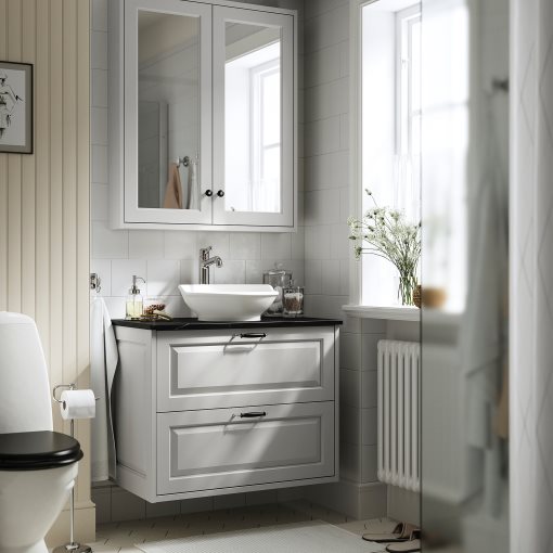 TANNFORSEN/VASTERSJON, шкаф за мивка+чекмеджета/мивка/смесител, 795.683.15