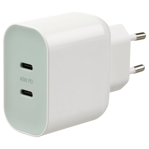 SJOSS, USB зарядно 45W с 2 изхода, бързо зареждане, 805.800.38