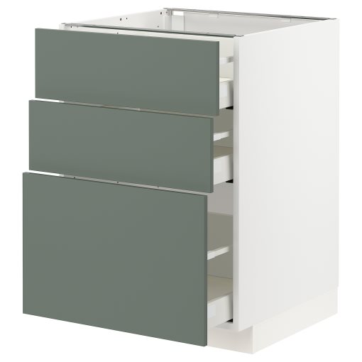 METOD/MAXIMERA, долен шкаф с 3 чекмеджета, 893.178.83
