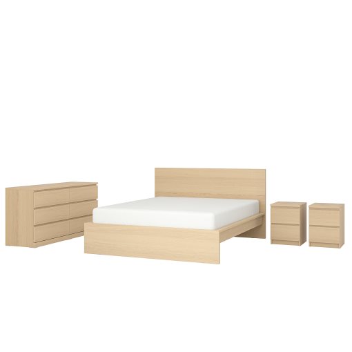 MALM, мебели за спалня, комплект 4 части, 894.834.05