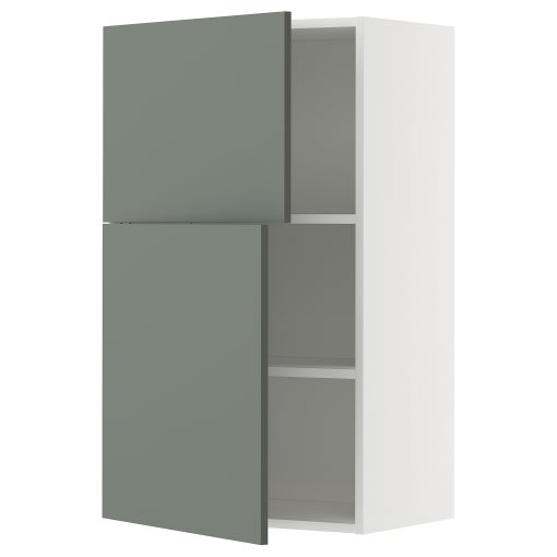 METOD, стенен шкаф с рафтове/2 вратички, 895.659.34