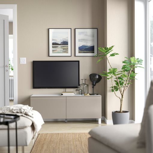 BESTÅ, TV шкаф с вратички, 895.687.44
