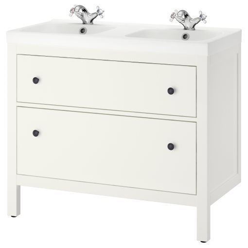 HEMNES/ODENSVIK, шкаф с мивка и 2 чекмеджета, 899.031.09 - IKEA България HEMNES/ODENSVIK, шкаф с мивка и 2 чекмеджета, 899.031.09