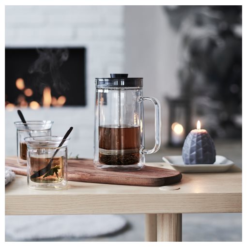 EGENTLIG, френска преса за кафе/чай, двустенна, 903.589.76 - IKEA България EGENTLIG, френска преса за кафе/чай, двустенна, 903.589.76