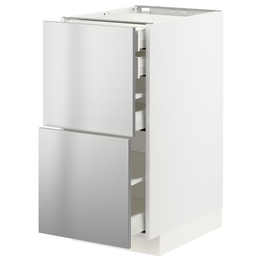 METOD/MAXIMERA, долен шкаф с 2 чекмеджета, 993.298.52