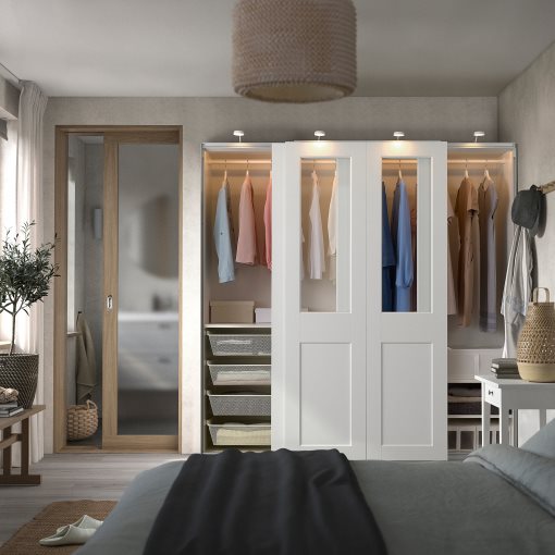 PAX/GRIMO, гардероб с плъзгащи се врати, 995.030.35