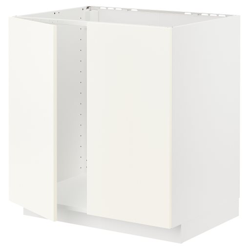 METOD, долен шкаф за мивка+2 врати, 995.071.37
