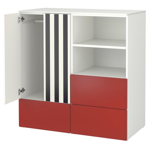 SMASTAD/PLATSA, комб. артикули за съхранение, с 3 чекмеджета, 995.498.92