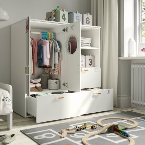 SMASTAD/PLATSA, комб. артикули за съхранение, с 3 чекмеджета, 995.498.92