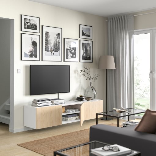 BESTÅ, TV шкаф с вратички, 995.693.33