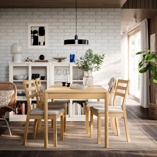 TONSTAD/TONSTAD, Маса и 4 стола, 995.967.13