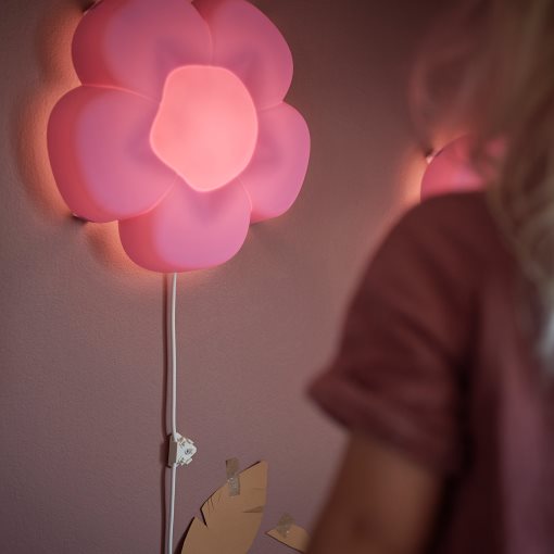 UPPLYST, LED стенна лампа - цвете, 004.403.39