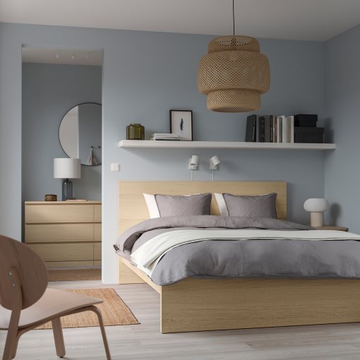 MALM, легло с матрак, 095.368.32