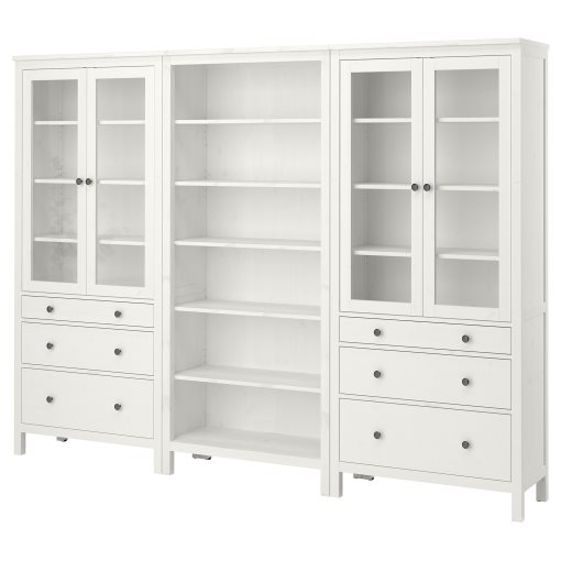 HEMNES, комбиниран артикул за съхранение с врати/чекмеджета, 192.337.59