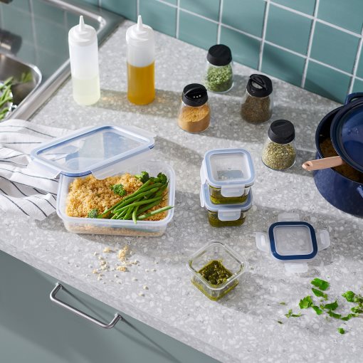 IKEA 365+, правоъгълна кутия за храна с капак, 192.690.79