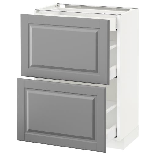 METOD/MAXIMERA, долен шкаф с 2 чела/3 чекмеджета, 290.517.20