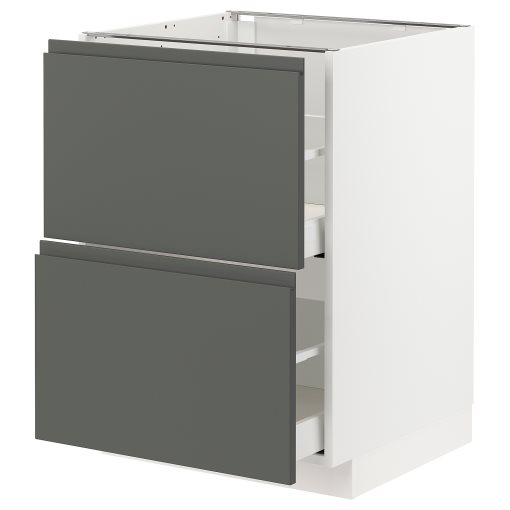 METOD/MAXIMERA, дол шкаф 2чел/2вис чекм, 293.064.96