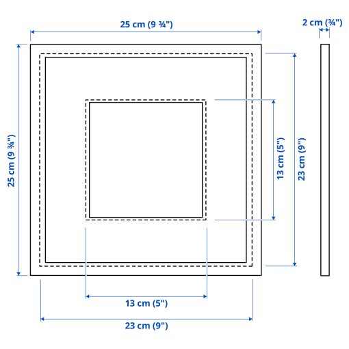 KNOPPÄNG, рамка, 23x23 см, 303.871.23 - IKEA България KNOPPÄNG, рамка, 23x23 см, 303.871.23