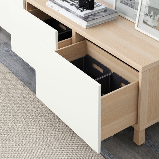 BESTÅ, комбиниран артикул за съхранение с чекмеджета, 391.954.74