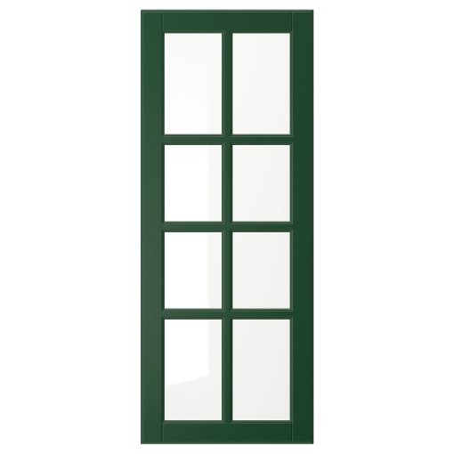 BODBYN, стъклена врата, 40x100 см, тъмнозелено, 404.445.47