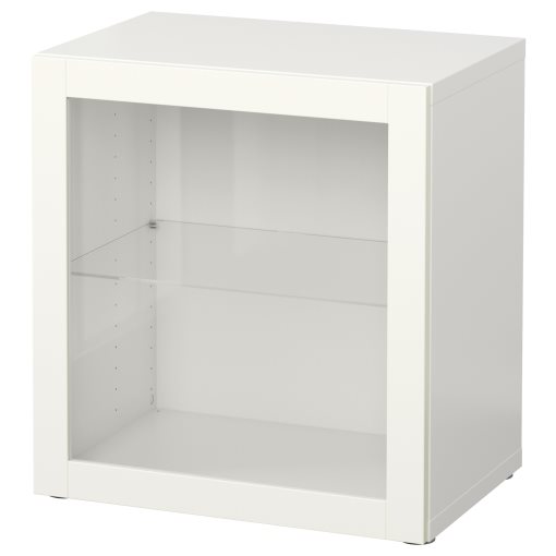 BESTÅ, етажерка със стъклена врата, 490.476.47
