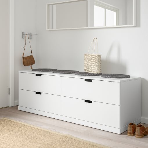 NORDLI, скрин с 4 чекмеджета, 492.394.96