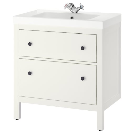 HEMNES/ODENSVIK, шкаф с мивка и 2 чекмеджета, 499.031.11 - IKEA България HEMNES/ODENSVIK, шкаф с мивка и 2 чекмеджета, 499.031.11
