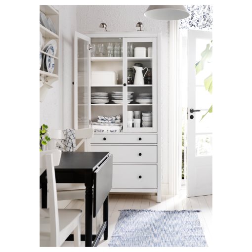 HEMNES, витрина с 3 чекмеджета, 503.717.72