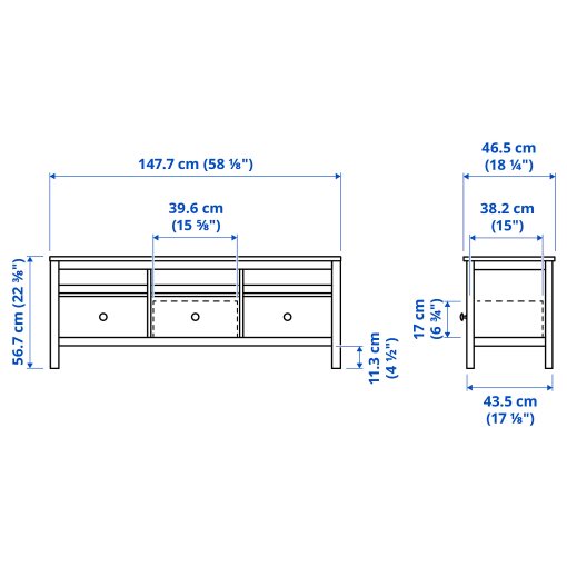 HEMNES, TV шкаф, 504.135.26