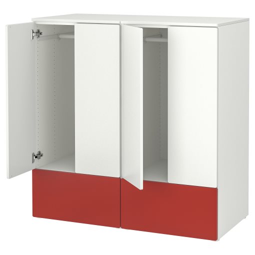 SMASTAD/PLATSA, комб. артикули за съхранение, с две чекмеджета, 595.498.89
