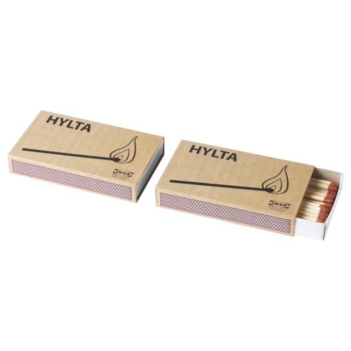 HYLTA, кибритена кутия, 2 бр., 602.872.16