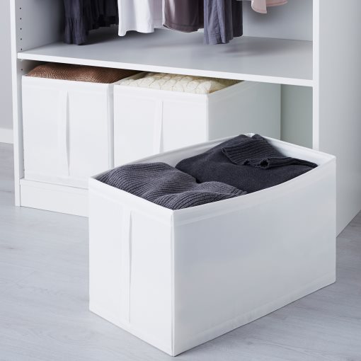 SKUBB, кутия 31х55х33см, бяло, 3 бр к-т, 602.903.70
