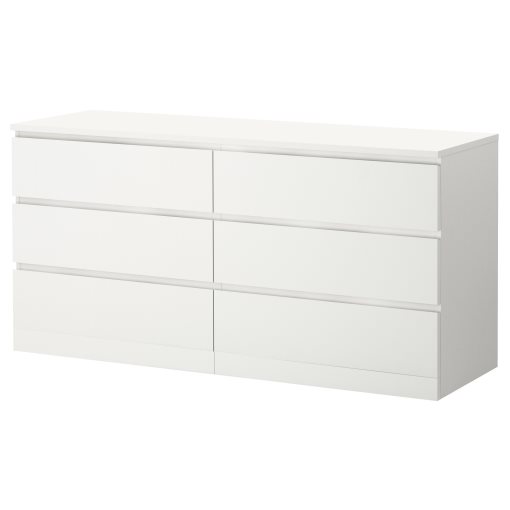 MALM, скрин с 6 чекмеджета, 604.035.84