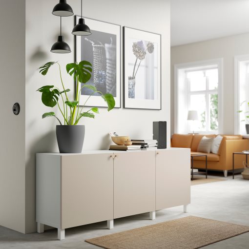 BESTÅ, комб. артикул за съхр. с врати, 694.217.29