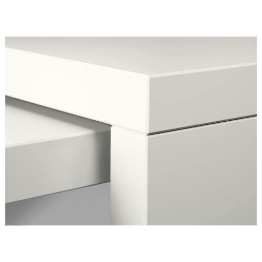 MALM, бюро с подвижен плот 160x65см, бяло, 702.141.92
