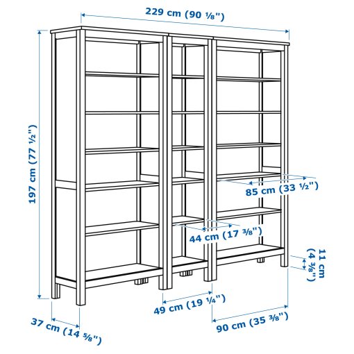 HEMNES, библиотека, 792.311.54