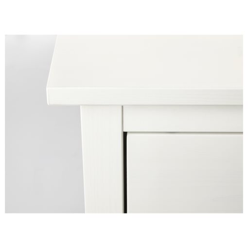 HEMNES, скрин с 2 чекмеджета, 54x66 см, бяло обагряне, 802.426.27