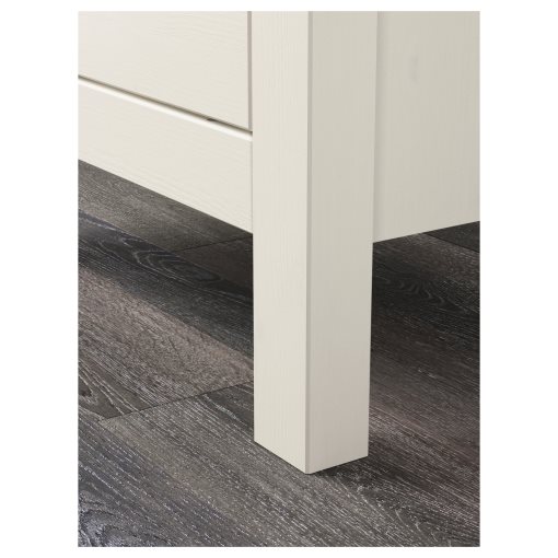 HEMNES, скрин с 2 чекмеджета, 54x66 см, бяло обагряне, 802.426.27
