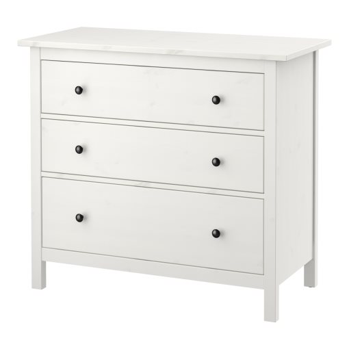 HEMNES, скрин с 3 чекмеджета, 804.247.45