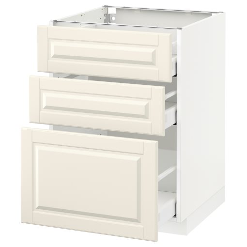 METOD/MAXIMERA, долен шкаф с 3 чекмеджета, 890.496.49