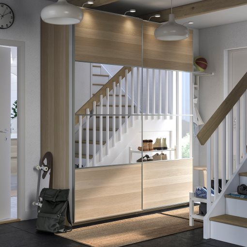 PAX/MEHAMN/AULI, гардероб - комбинация, с две лица, 895.613.61